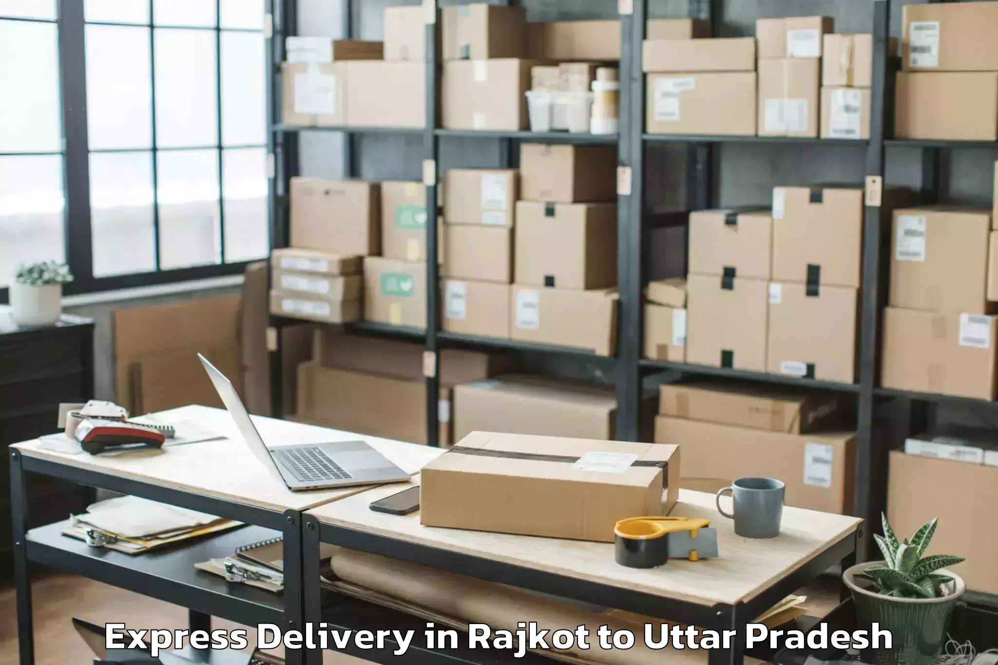 Leading Rajkot to Renukoot Express Delivery Provider